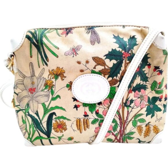 575328BQ (L5) Gucci Crossbody Bag Beige PVC - Picture 1 of 9